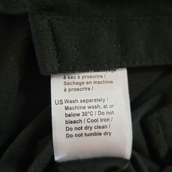 DJT Women’s Roll-Up Long Sleeve Solid Black Women’s Collared Button-Down Shirt - Picture 15 of 16